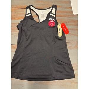 FILA Top Size S Black White